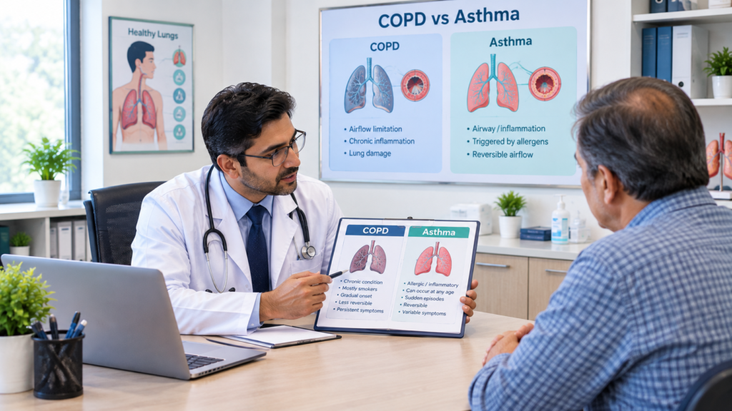 FAQ’s - COPD vs Asthma Key Differences in Symptoms and Treatment