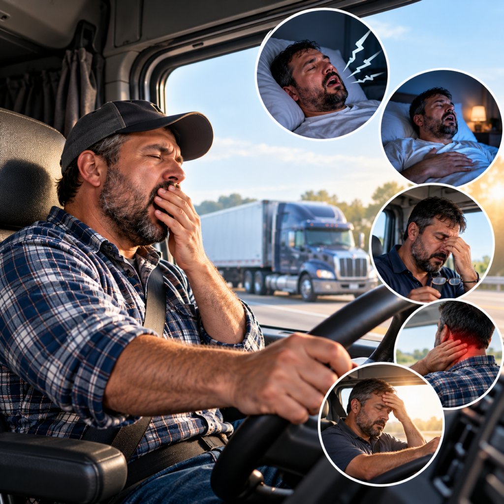 Sleep Apnea Symptoms in Truck Drivers